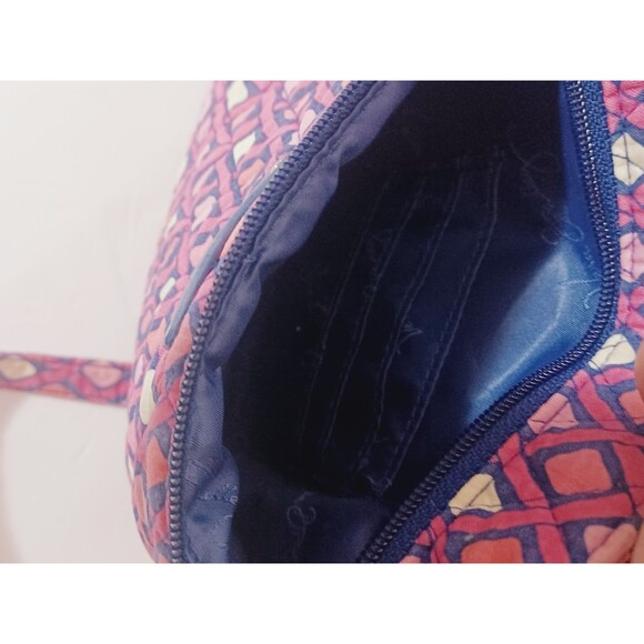 Vera Bradley Hipster crossbody With Free ID Coin Purse Key Chain Pink Diamond - Picture 7 of 12